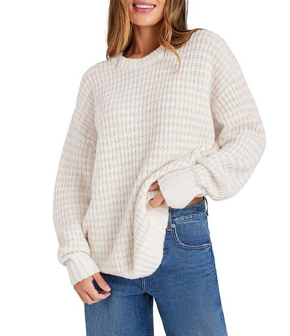 Splendid Brielle Knit Crew Neck Long Sleeve Sweater Product Image