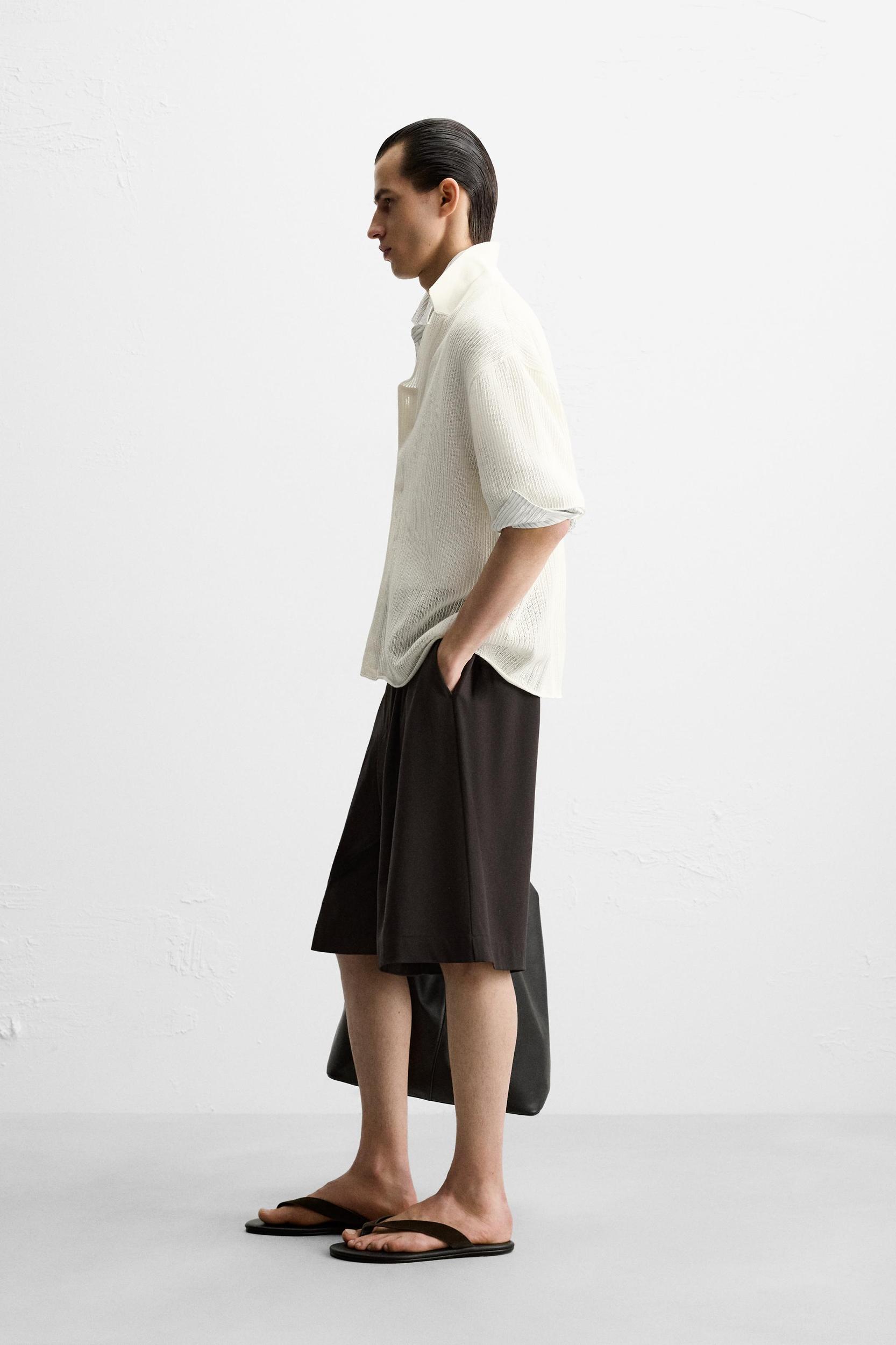 OPEN KNIT SHIRT Product Image