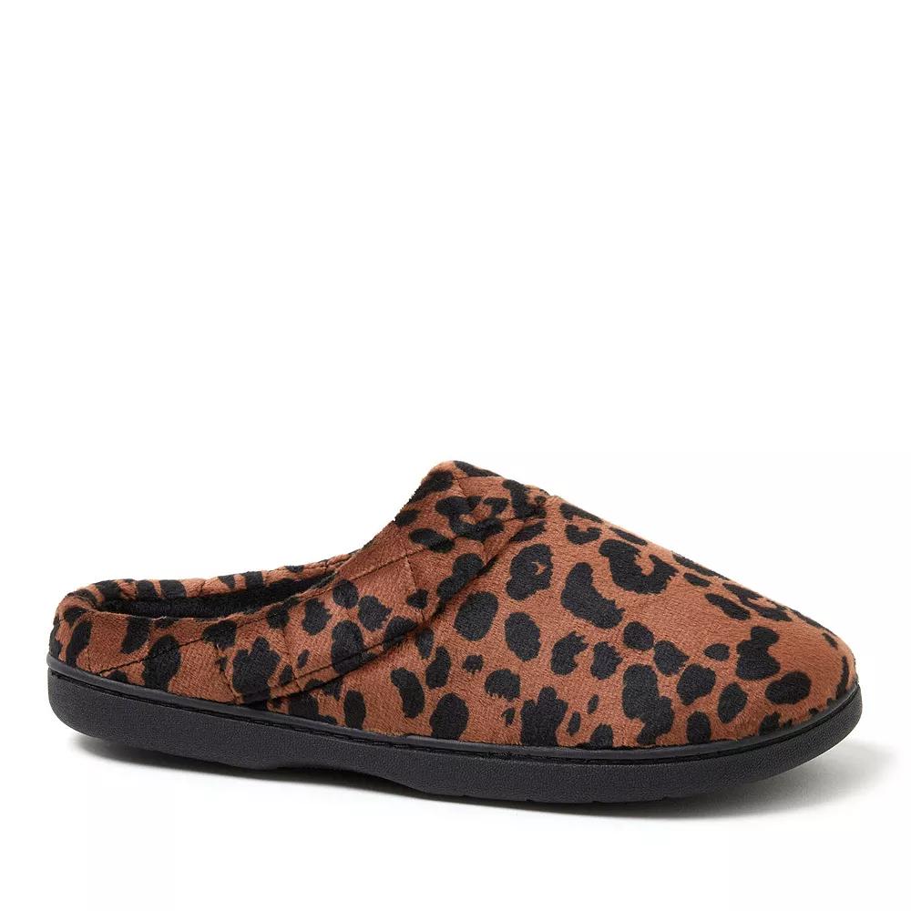 Dearfoams Darcy Velour Women's Clog Slippers, Size: XL Wide, Sleet Product Image