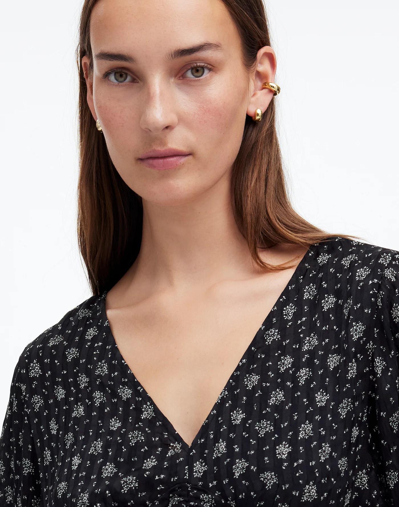 Ruched Midi Dress Product Image