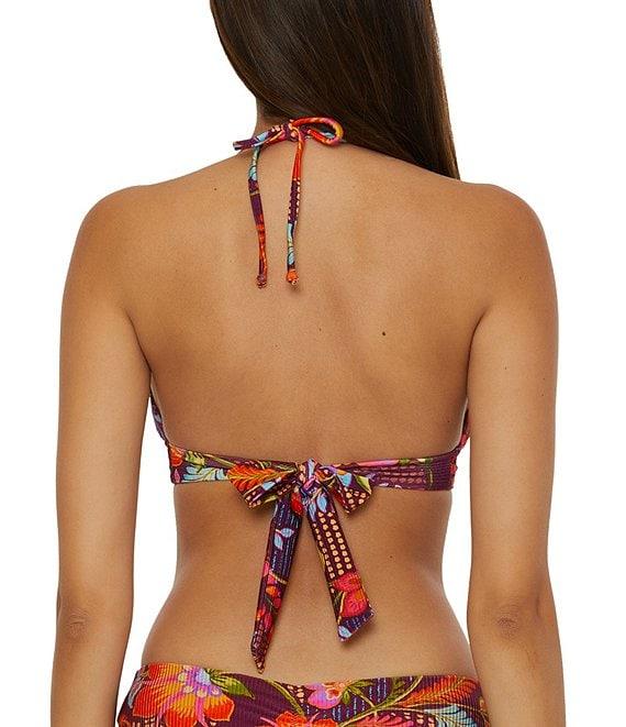 Becca By Rebecca Virtue Portofino Adela Shirred Back Hipster Swim Bottom Product Image