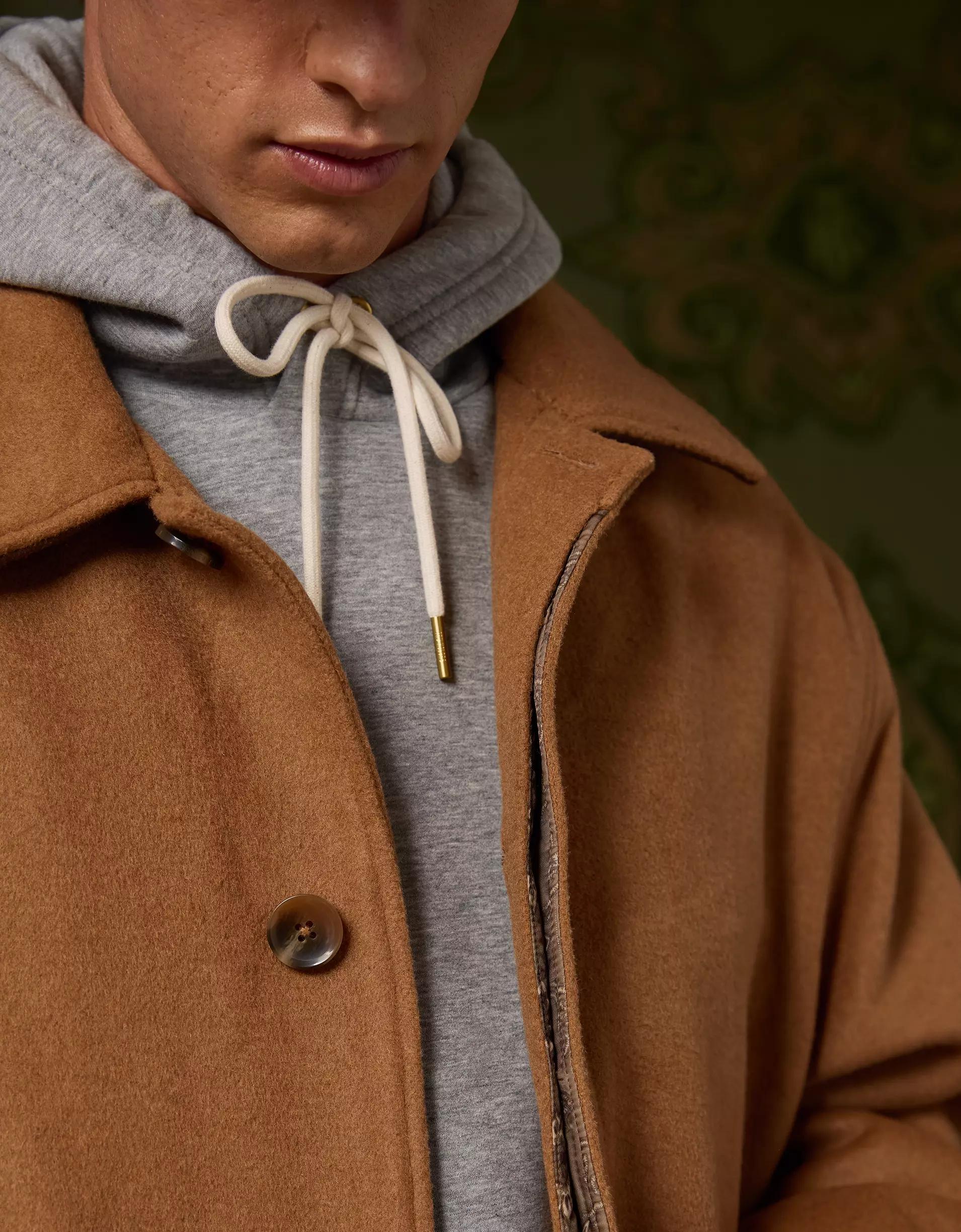 AE x Tru Kolors Wool-Blend Topcoat Product Image