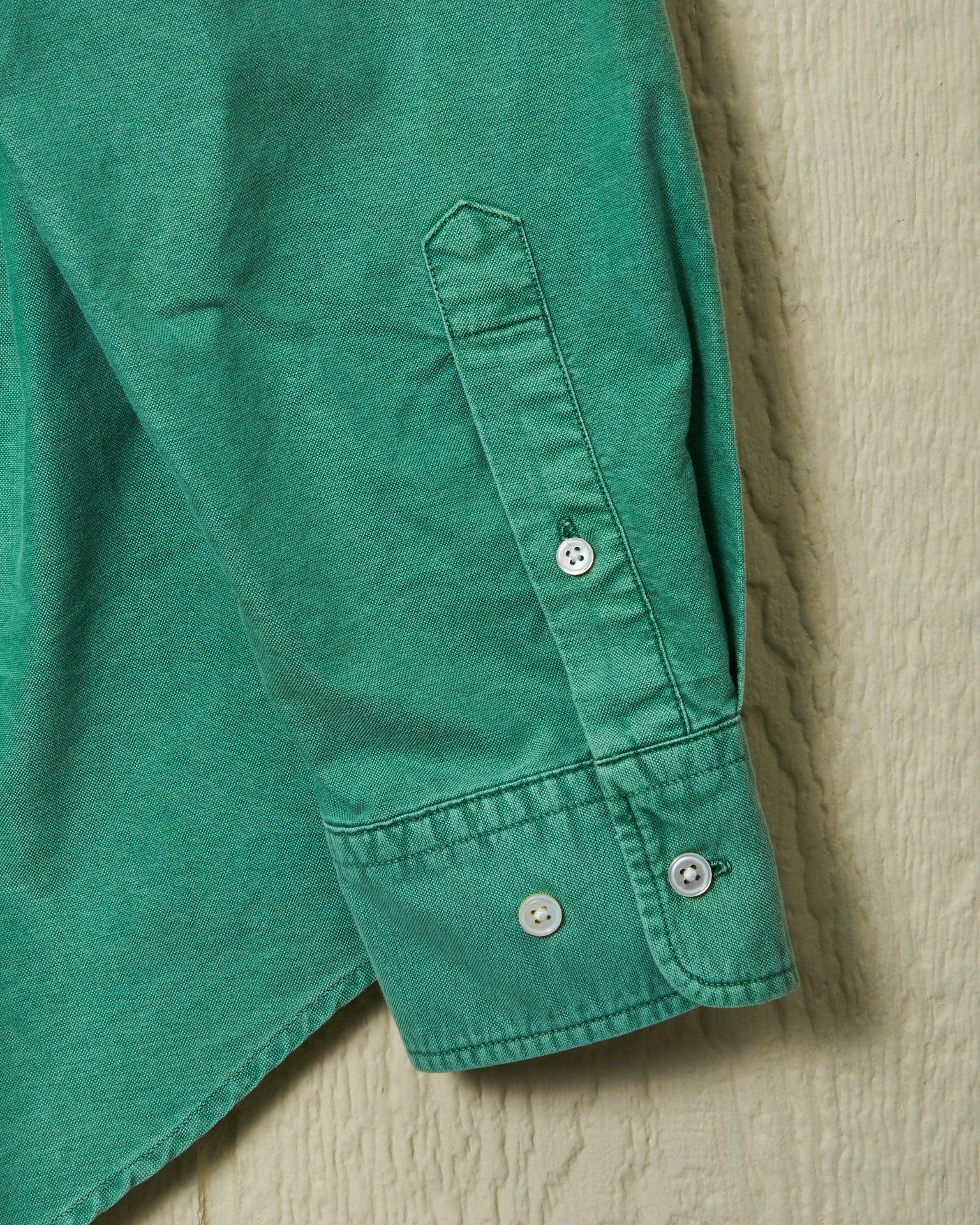 Garment Dyed Oxford Shirt in Spruce Product Image