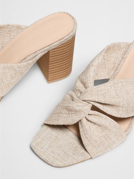 Crossover Heeled Sandal Product Image