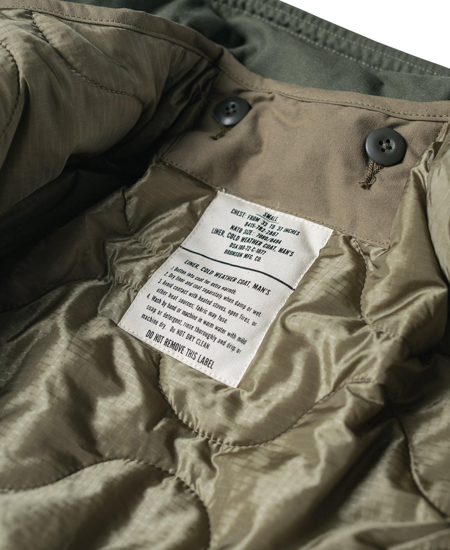 US Army 1st Model M-65 Field Jacket Liner Product Image