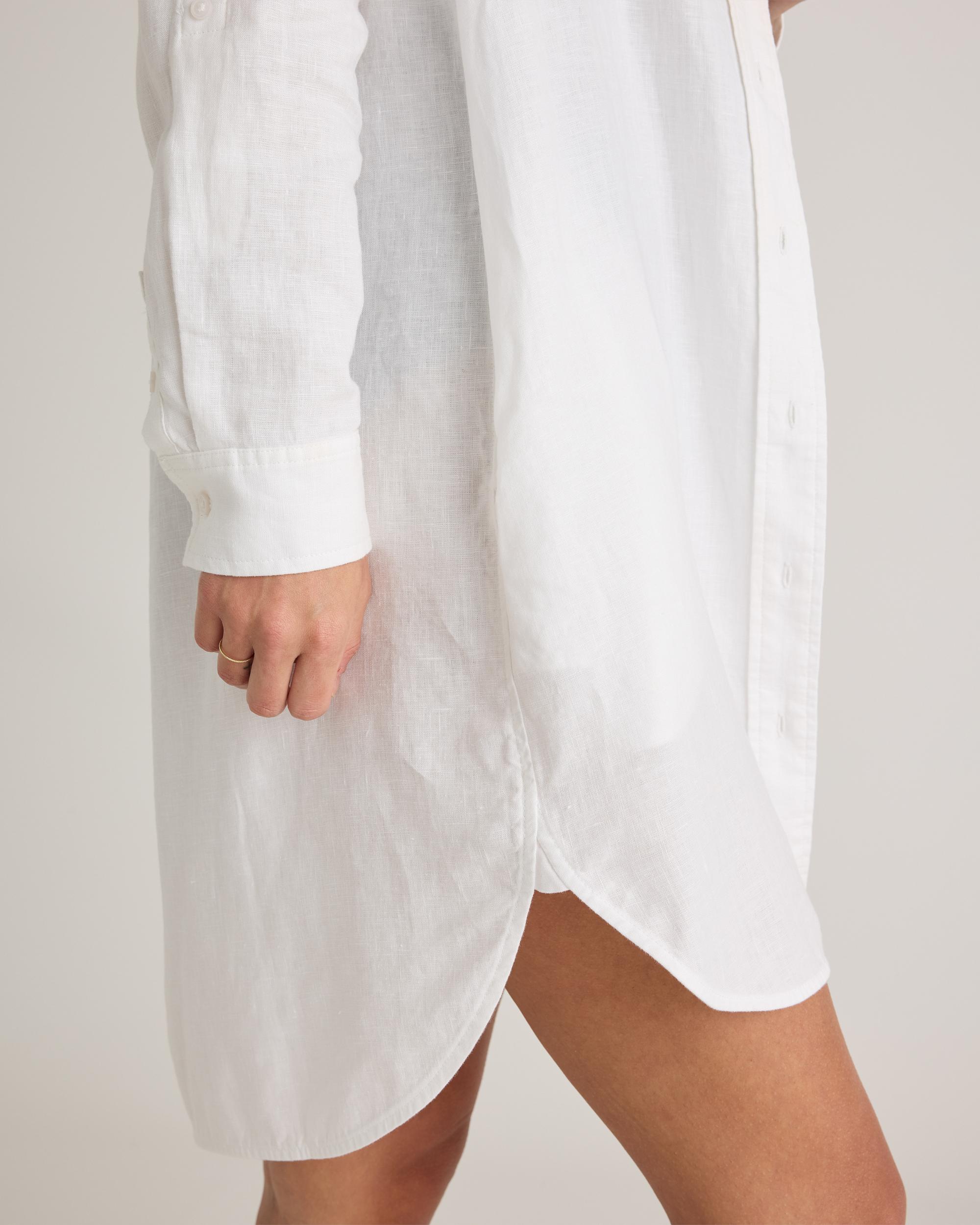 Quince | Women's 100% European Linen Shirt Dress Size XS, Organic Linen Product Image