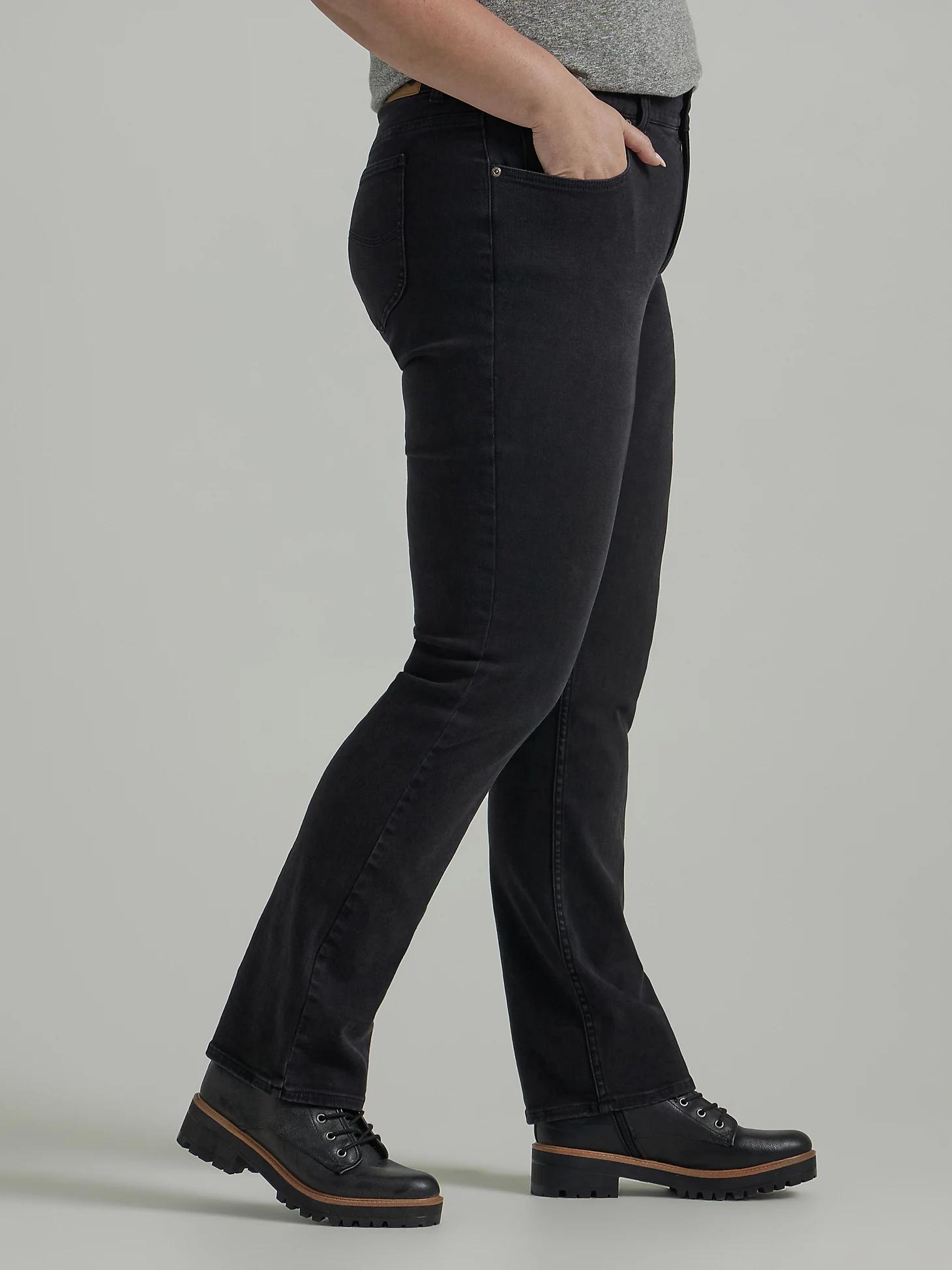 Women's Ultra Lux Comfort with Flex Motion Straight Jean (Plus) | Women's Jeans | Lee® Product Image