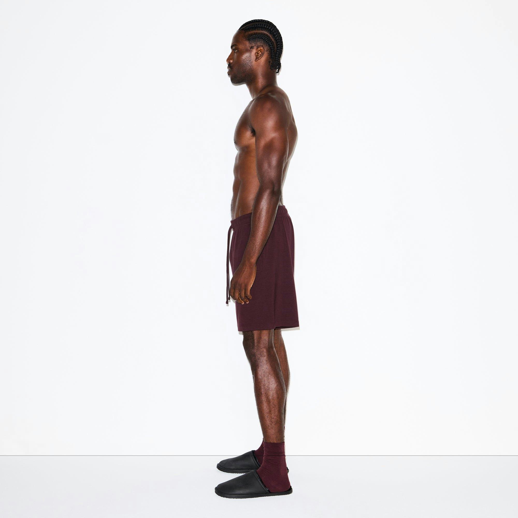 JERSEY LOUNGE MENS RELAXED SHORT | CURRANT Product Image