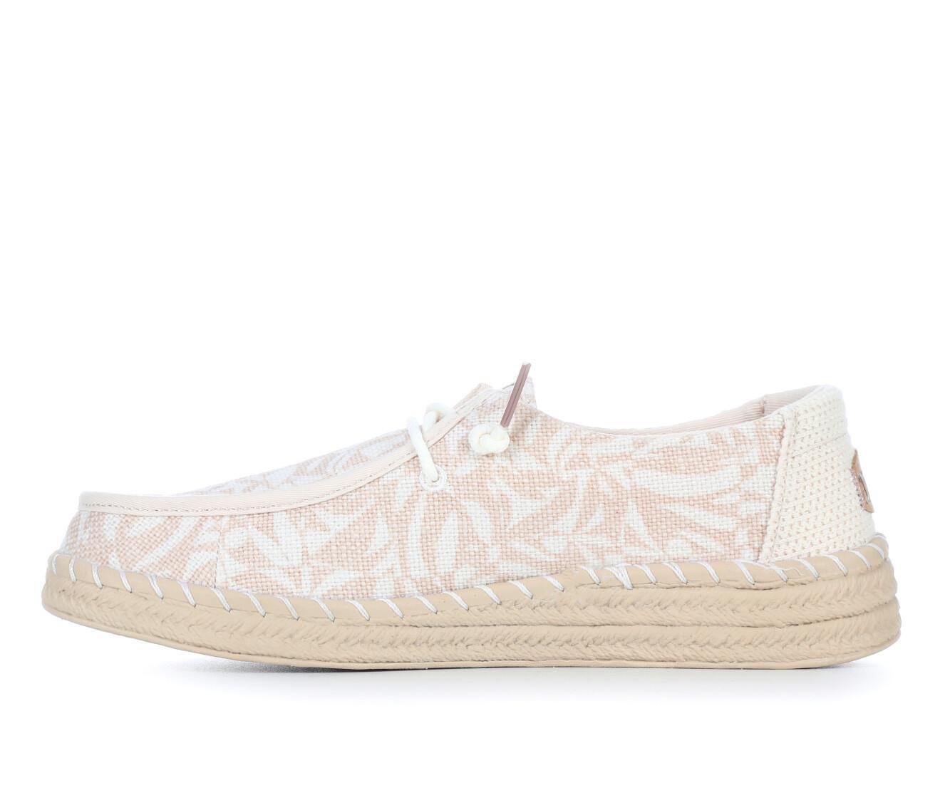 Women's HEYDUDE Wendy Espadrille Retro Palm Casual Shoes Product Image