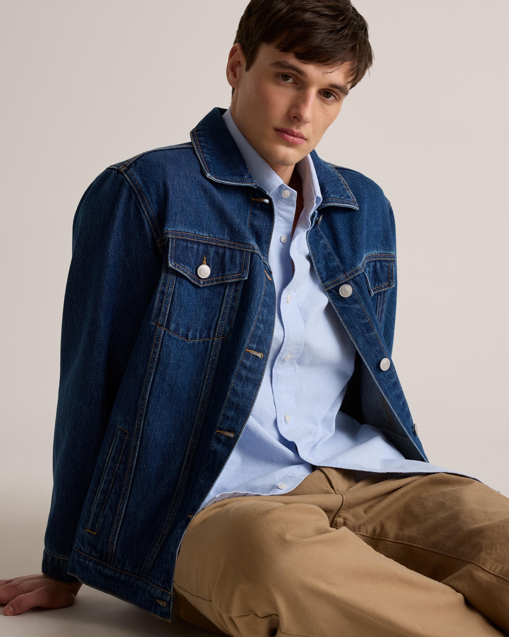 Quince | Men's Short Sleeve Oxford Shirt Organic Cotton Product Image