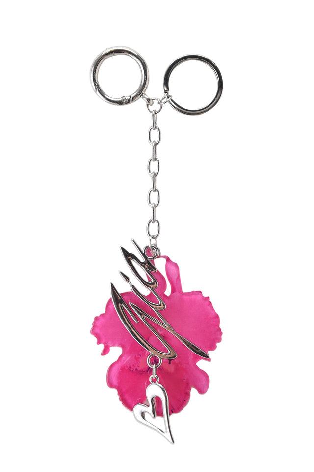ORCHID KEYCHAIN - NEON PINK Product Image