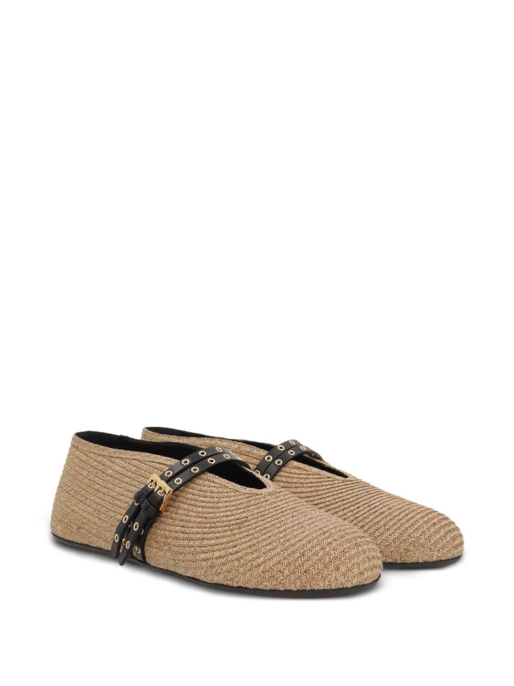 double-strap ballet flats Product Image