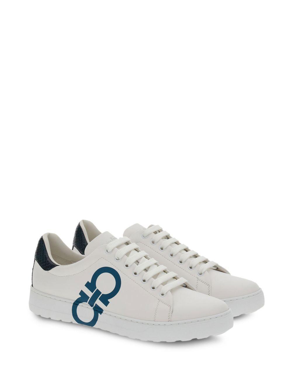 Gancini-print low-top sneakers Product Image