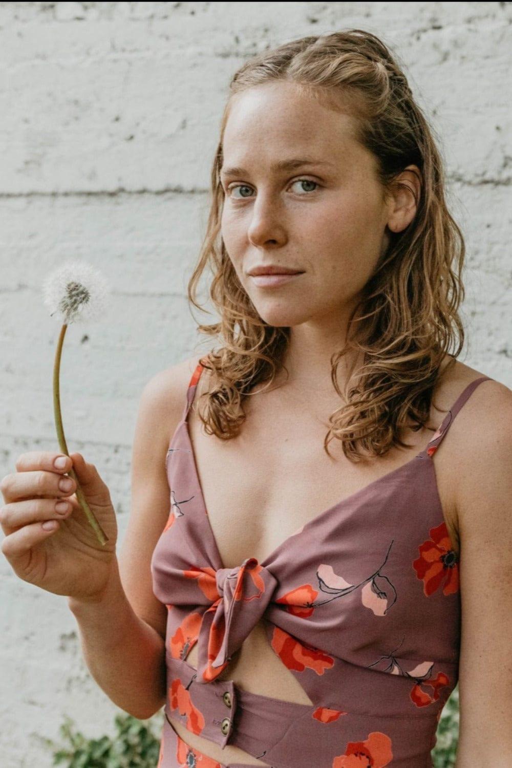 Dee Dee Top in Purple Poppy Product Image