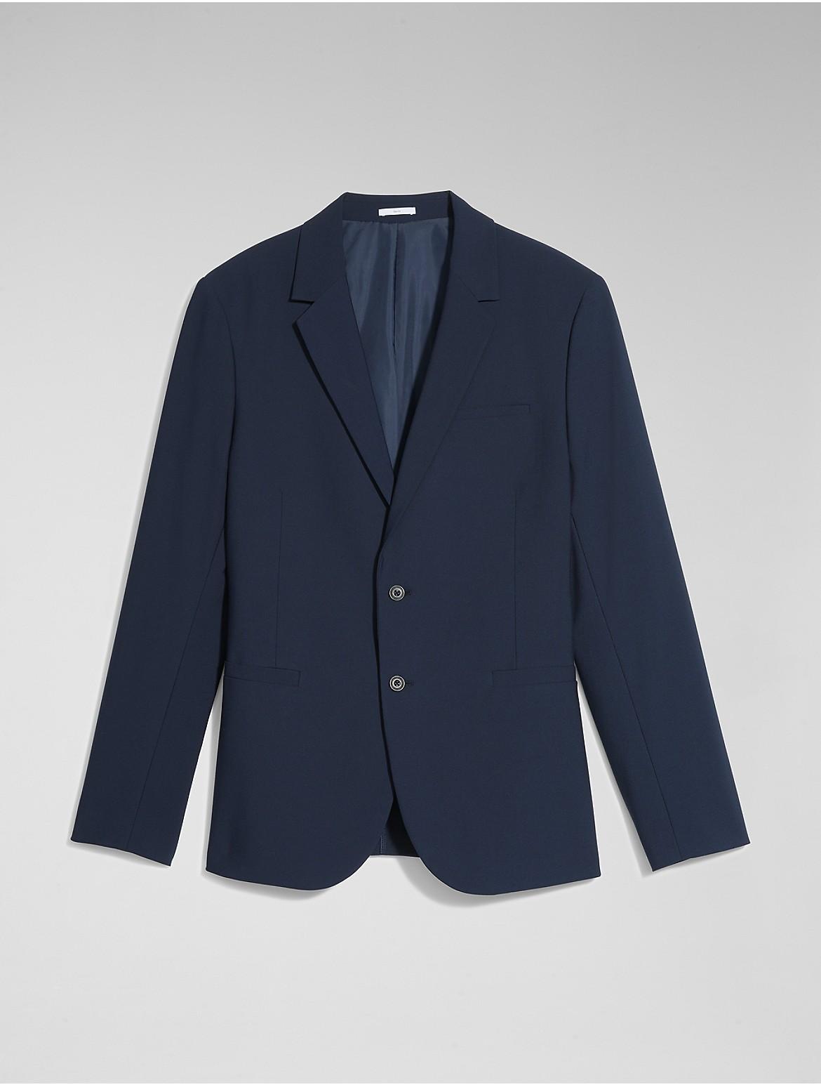 Calvin Klein Mens Refined Stretch Blazer - Navy Product Image