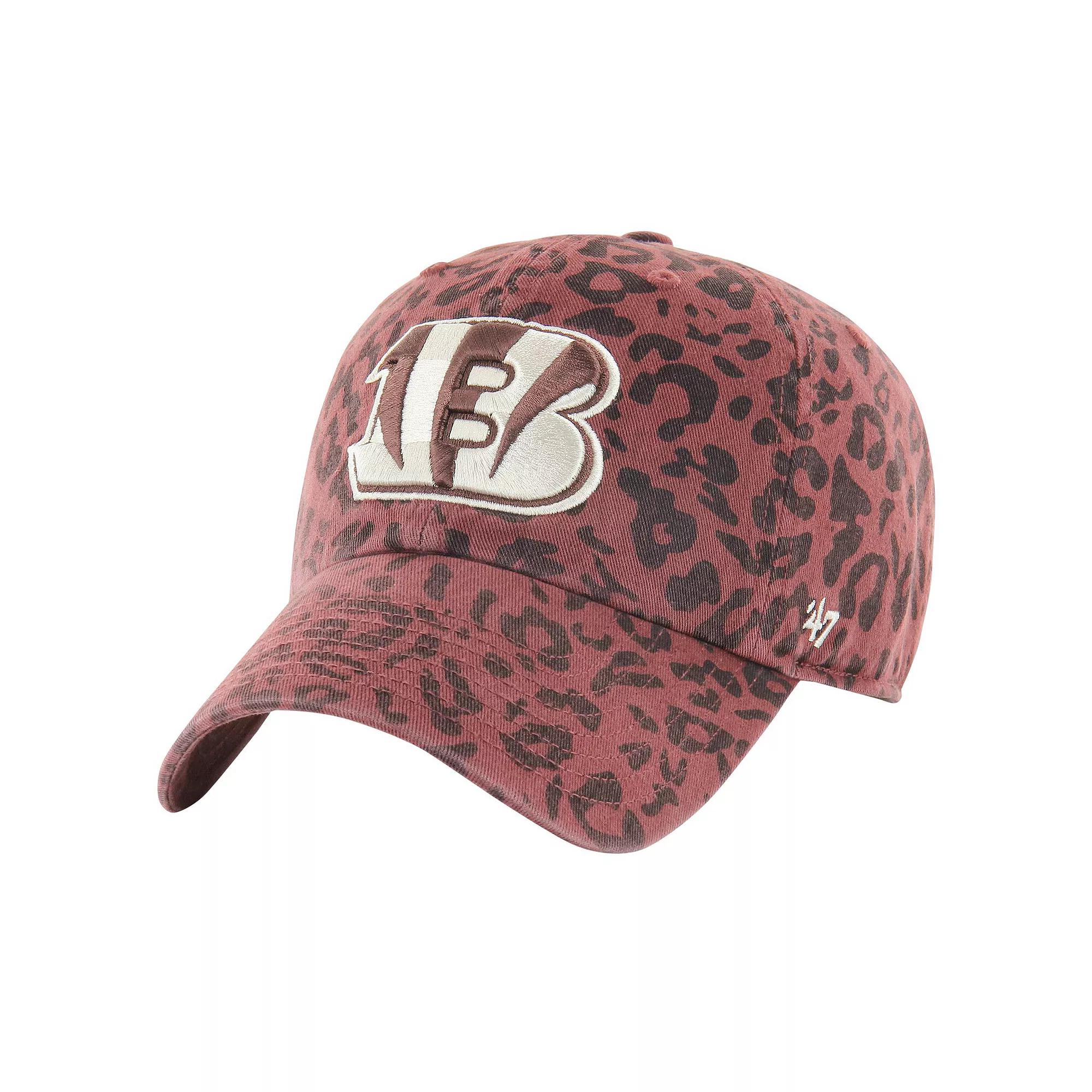 Women's '47 Brown Cincinnati Bengals Tawny Clean Up Adjustable Hat Product Image