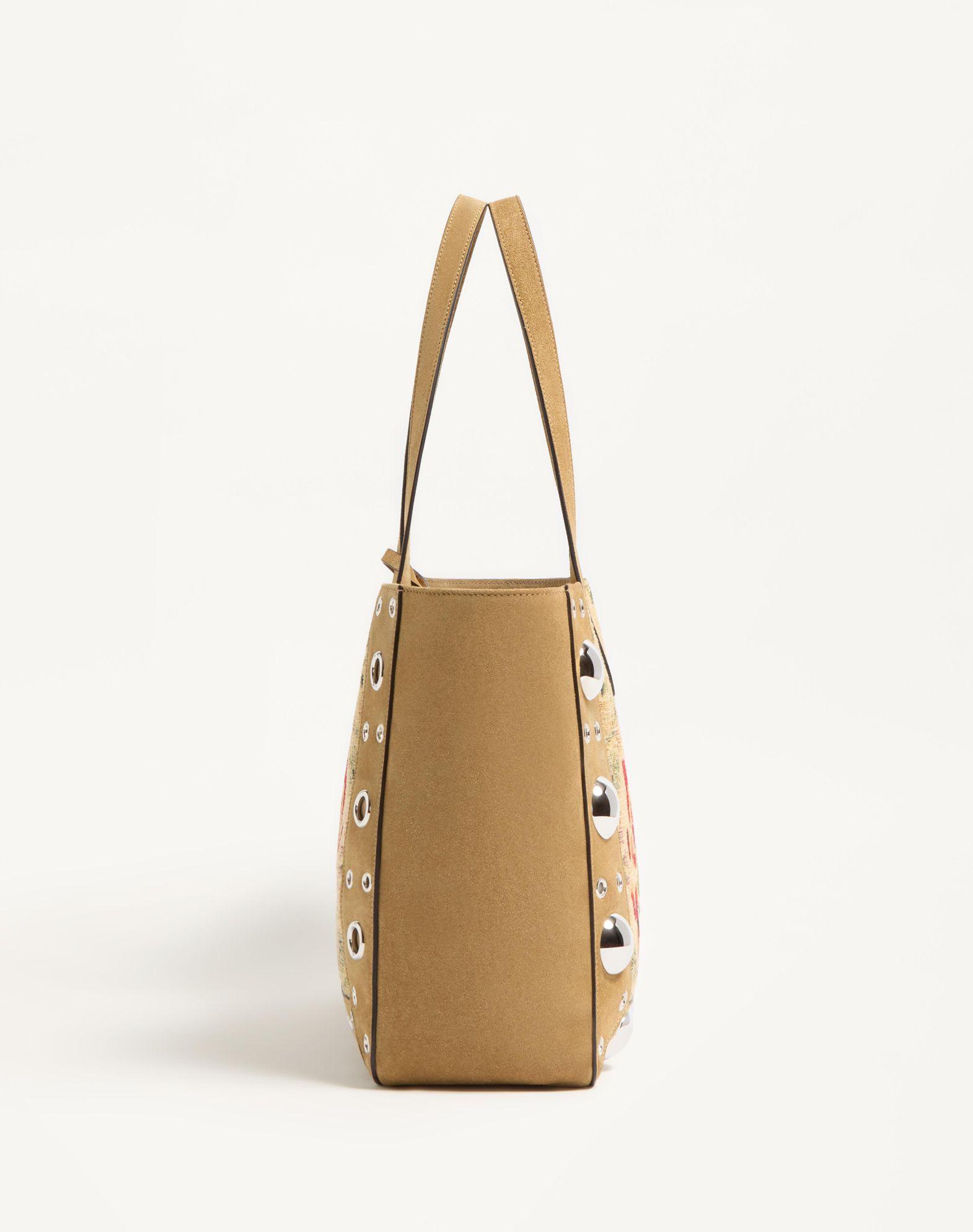 Valentino Garavani Nellcôte Medium Shopping Bag In Jacquard Fabric Product Image