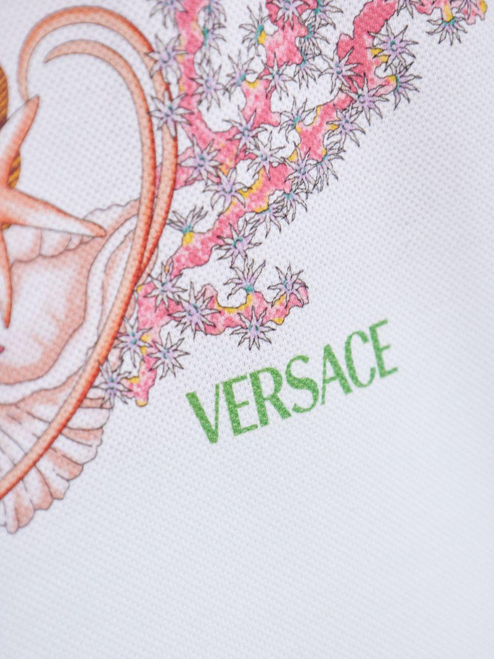 graphic-print polo shirt Product Image