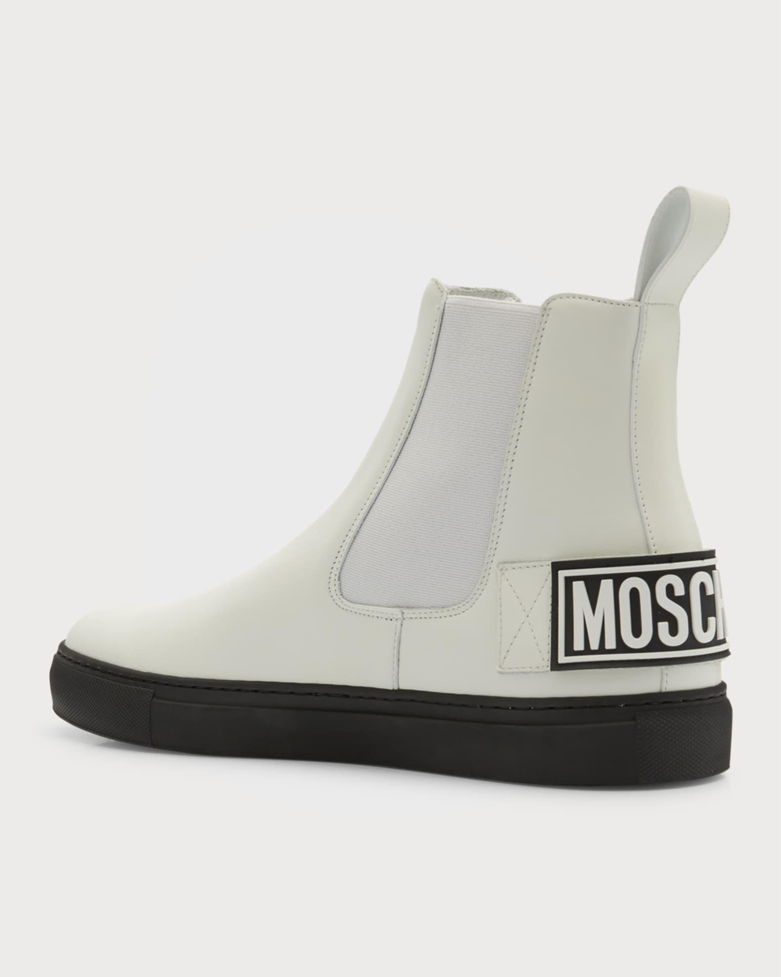 Men's Logo Leather Chelsea Boot Product Image