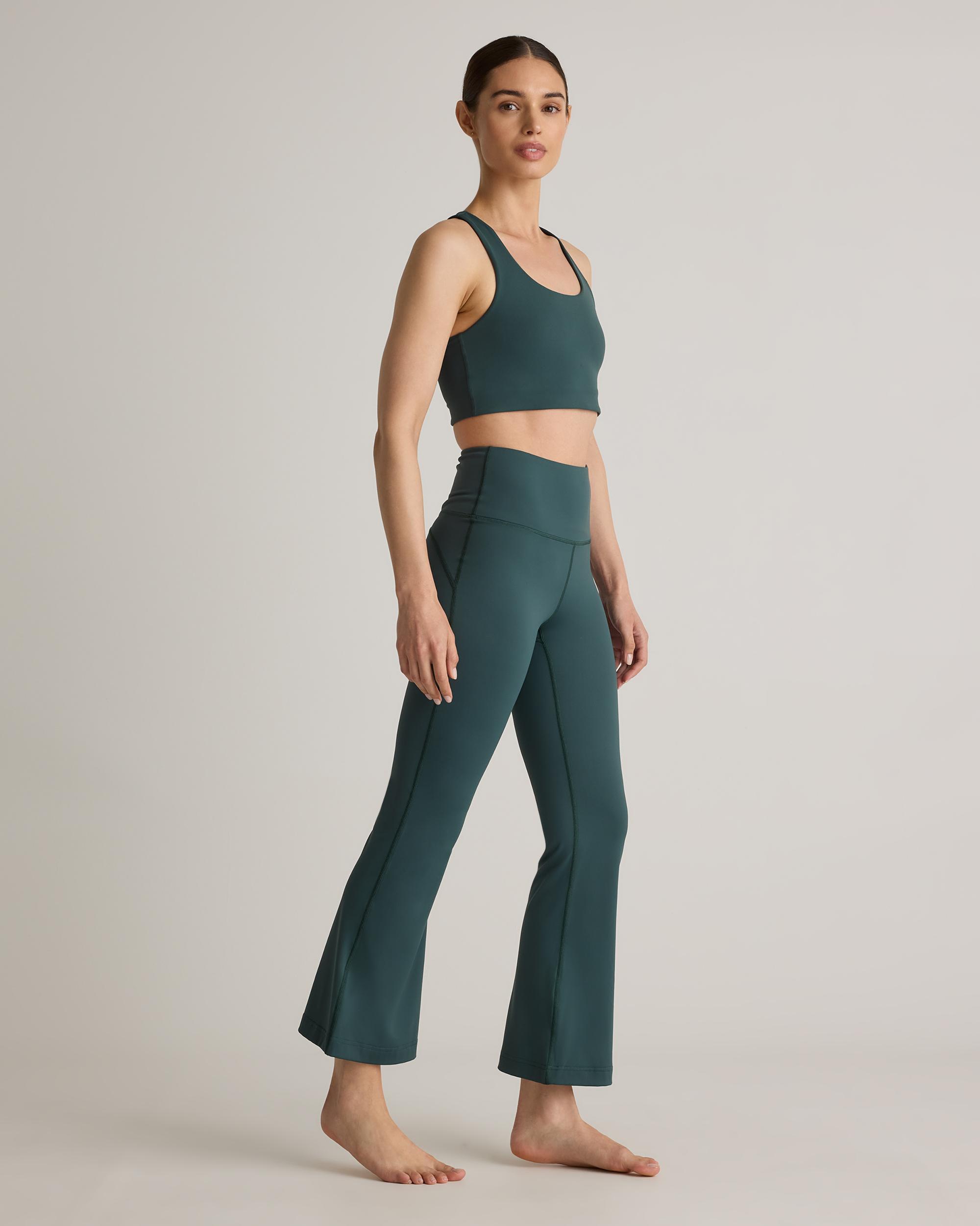 Quince | Women's Ultra-Form High-Rise Flared Pants Size XS, Nylon/Spandex Product Image