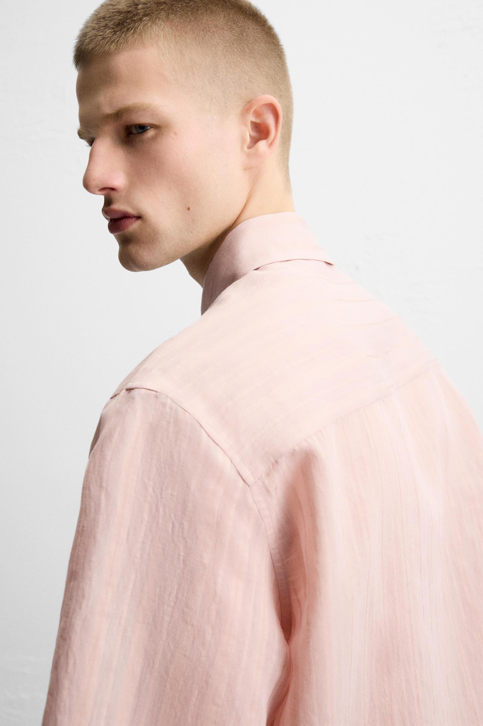 STRIPED JACQUARD SHIRT Product Image