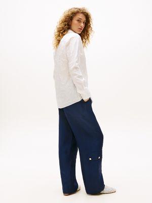 Crinkle Silk-Blend Shirt Product Image