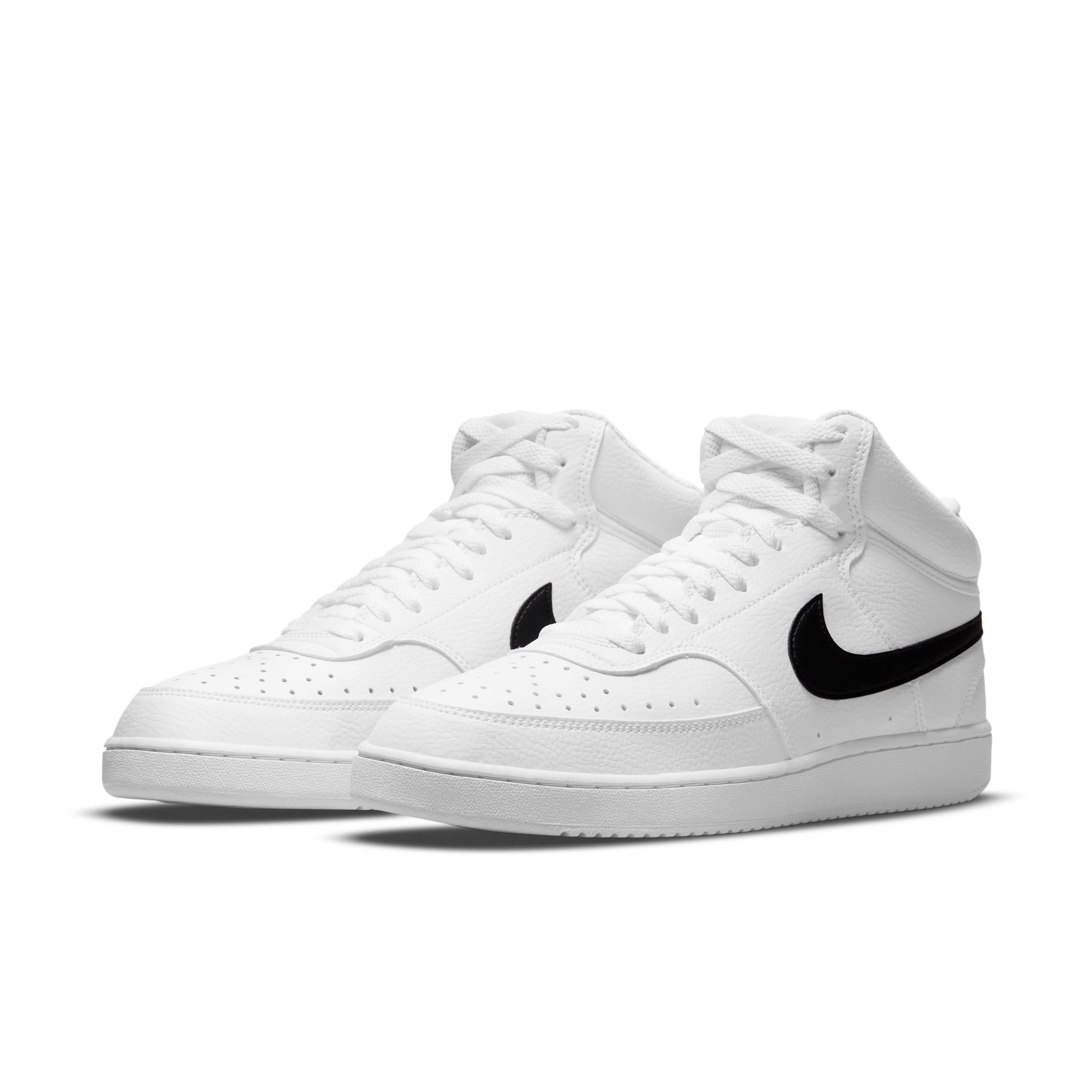 Nike Mens Court Vision Mid Next Nature Shoes | DN3577-101 Product Image