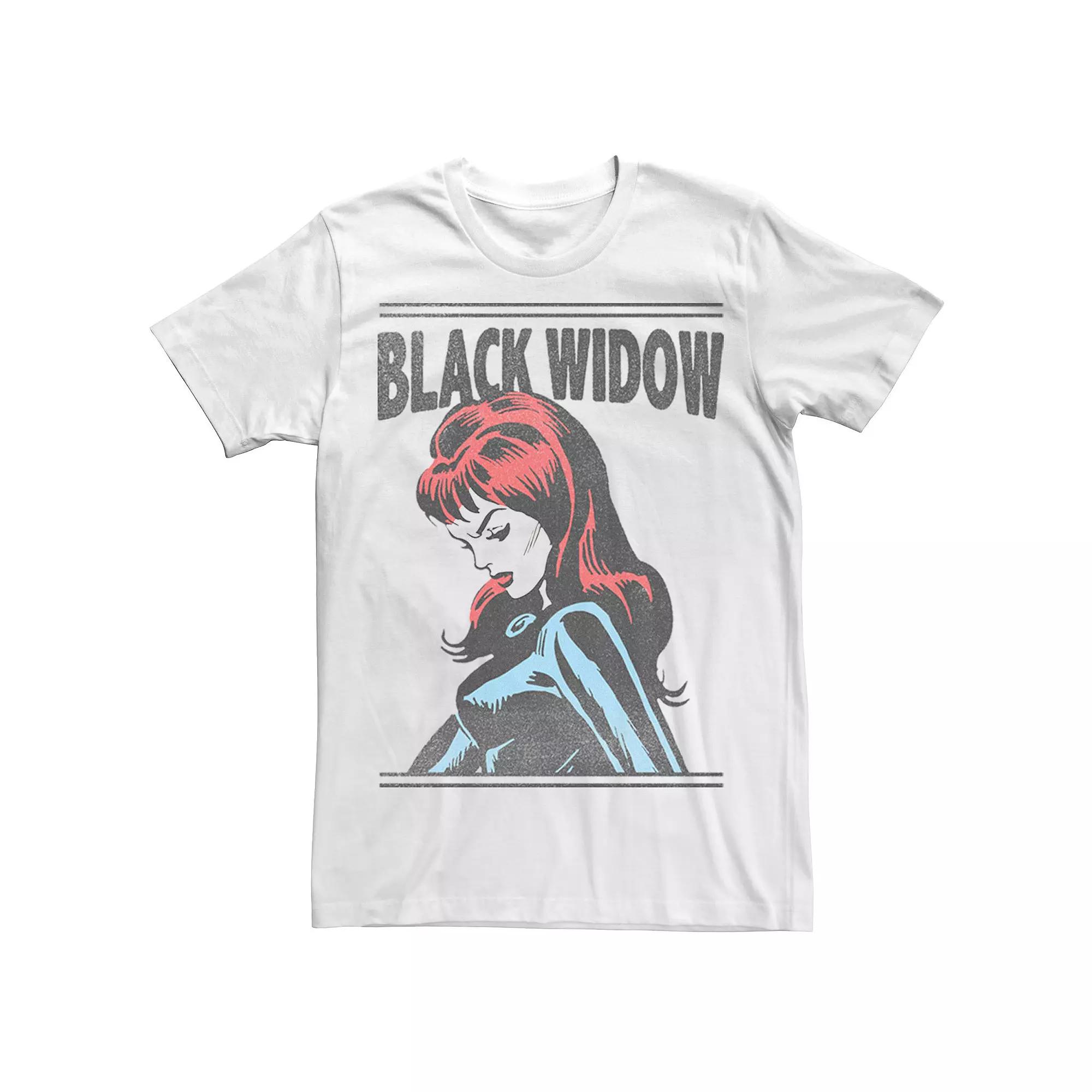 Men's Marvel Black Widow Simple Profile Tee,  Product Image