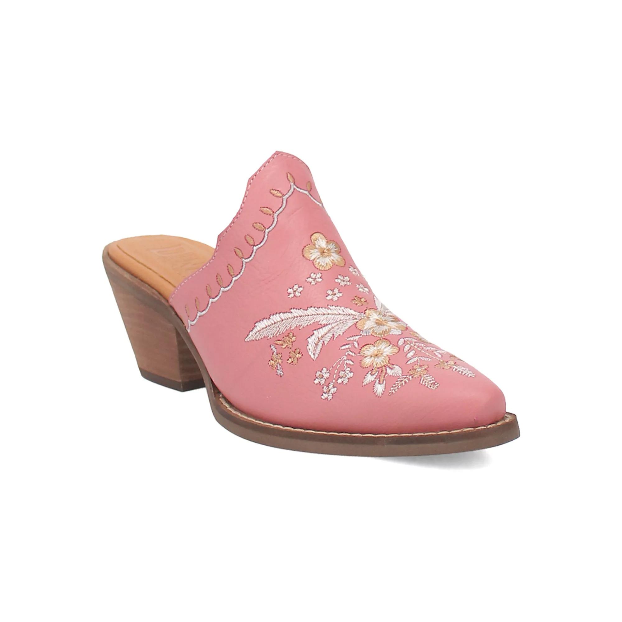 Dingo Wildflower Women's Leather Mules,  Product Image