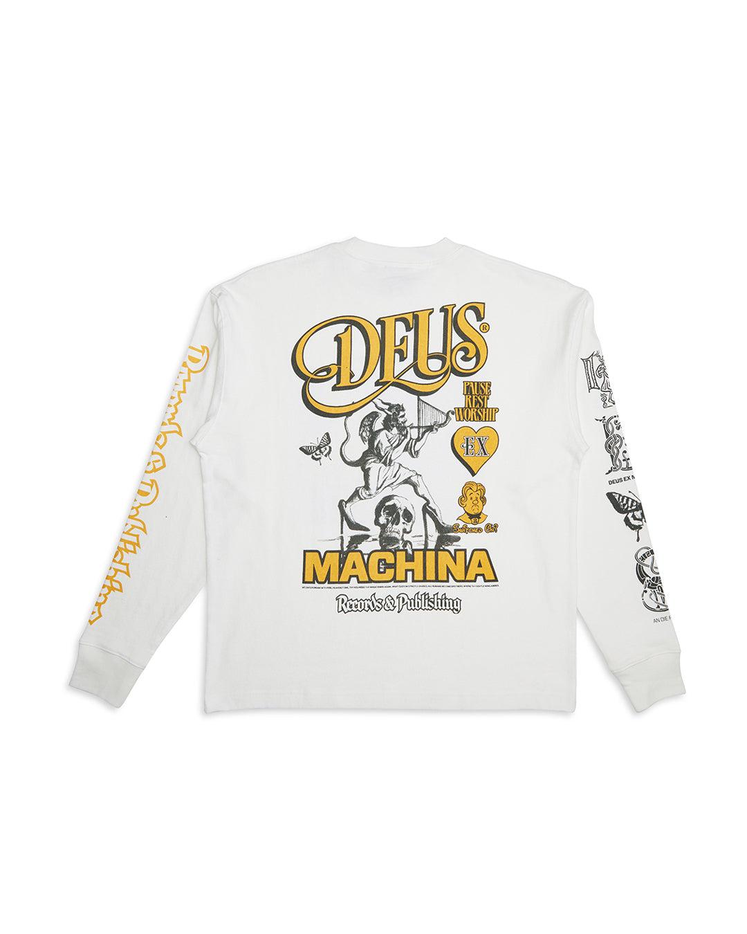 Divine Spark Long Sleeve Tee - Vintage White Product Image