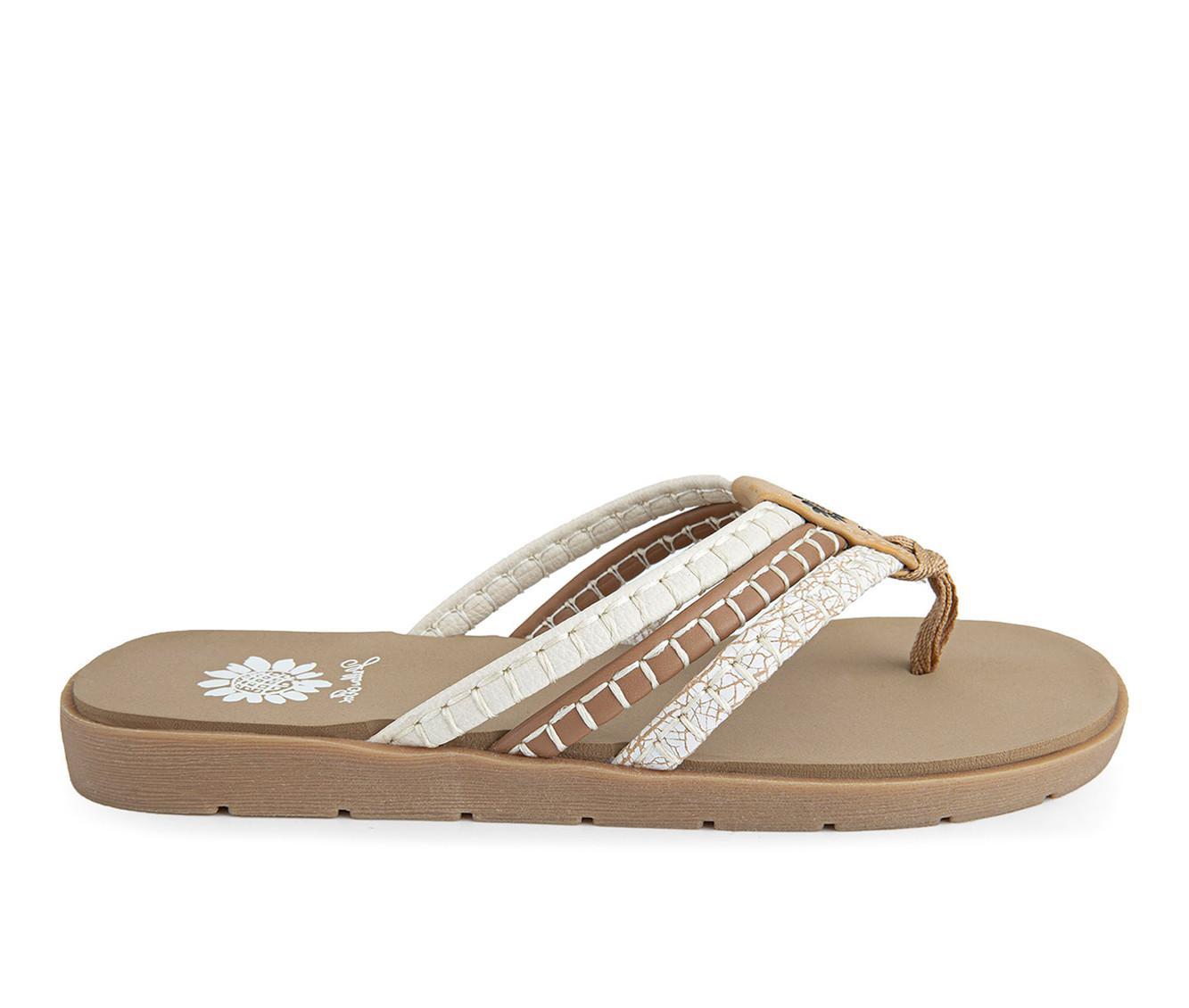 Women's Yellow Box Fitzen Flip-Flops Product Image