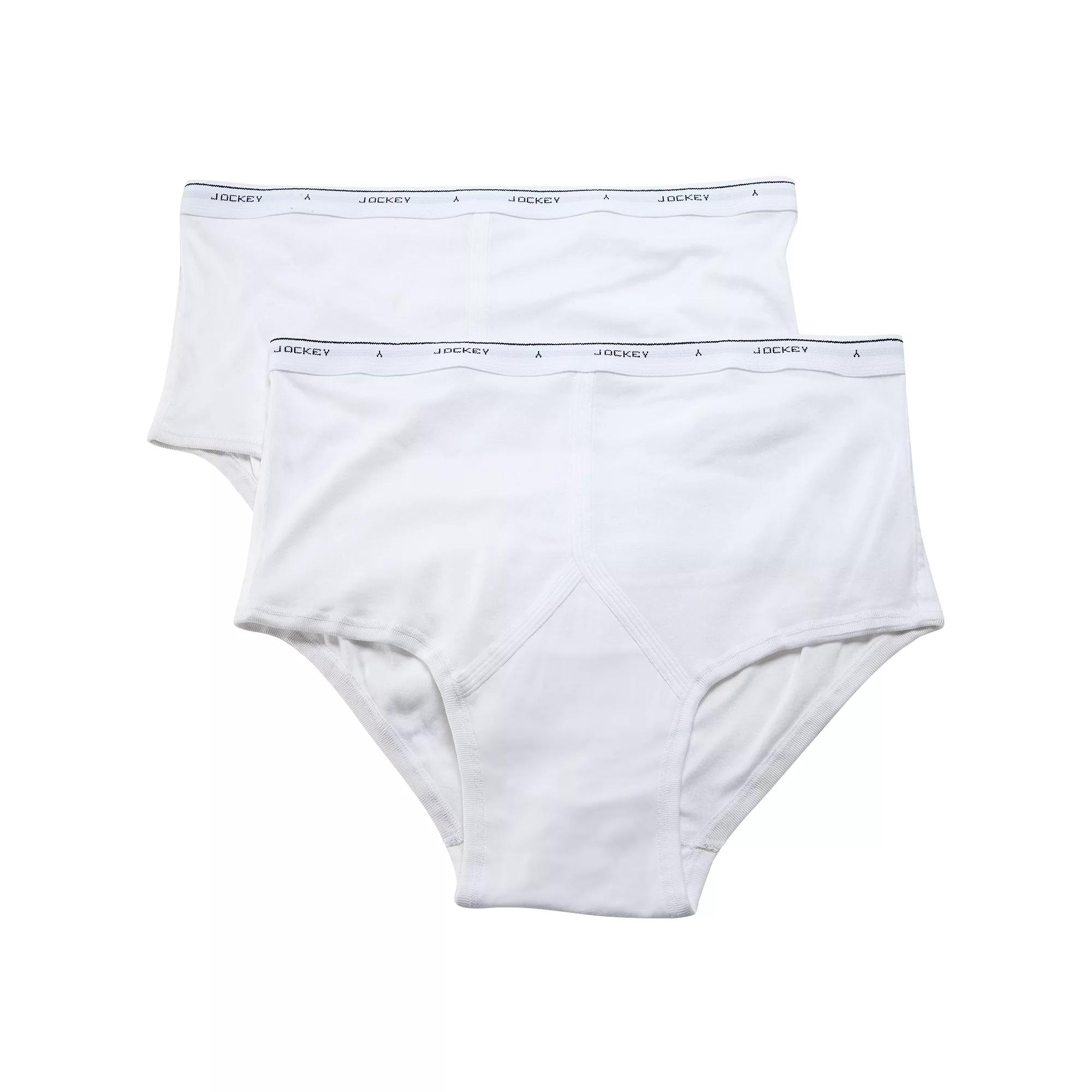 Big & Tall Jockey® 2-pack Classic Full-Rise Briefs, Men's,  Product Image