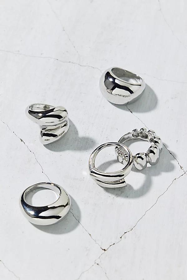 West Hollywood Ring Set Womens at Urban Outfitters Product Image