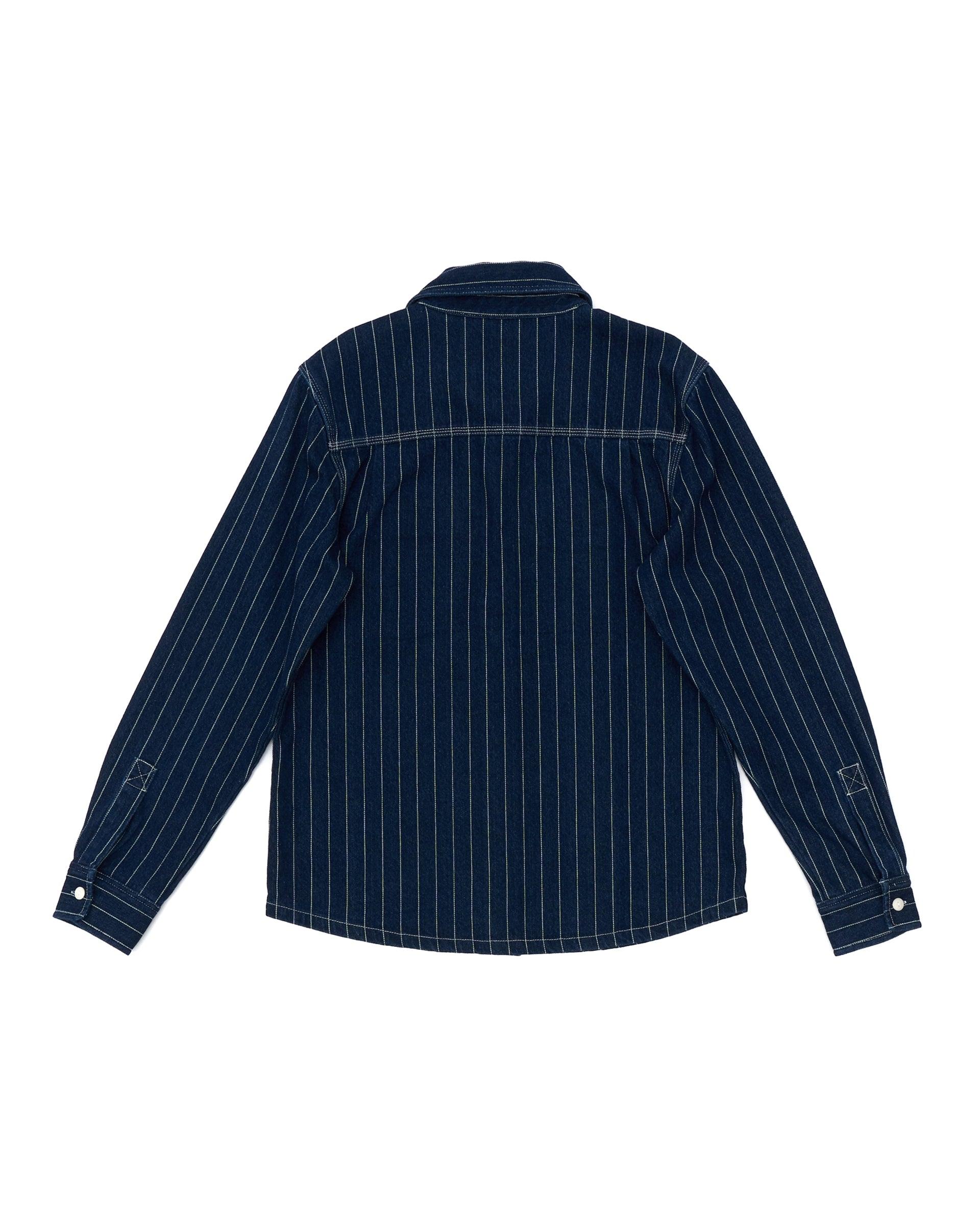 Vacay Stripe Denim Shirt - Indigo Product Image
