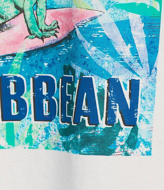 Caribbean Surf Iguana Short Sleeve T-Shirt Product Image
