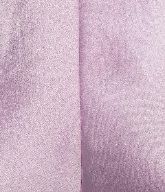 Antonio Melani Myla Short Sleeved Drapey Satin Maxi Dress Product Image