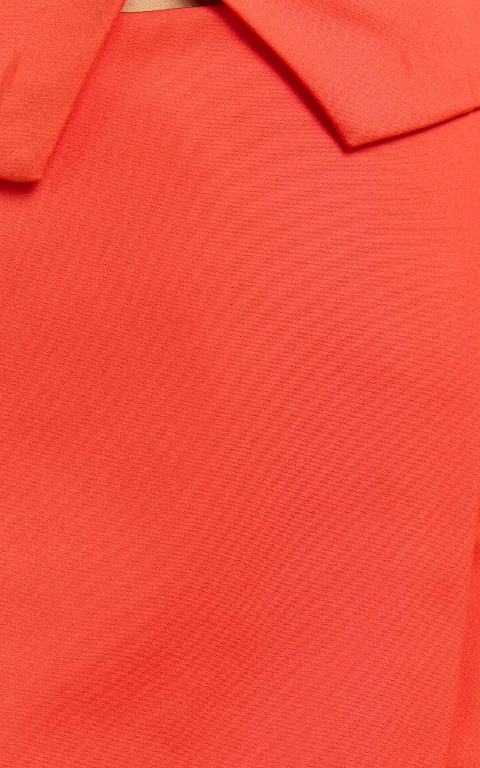 Kai Skort - Mid Waisted Cross Over Skort in Orange Product Image