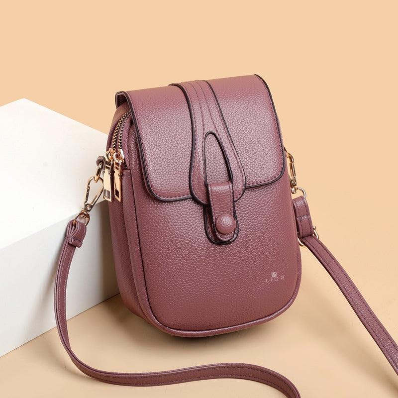Lior's Timeless Retro Leather Shoulder Bag Product Image