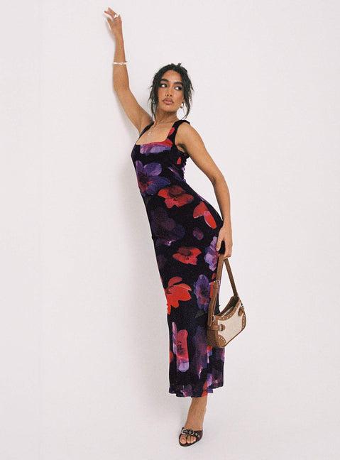 Eviana Maxi Dress Floral Product Image