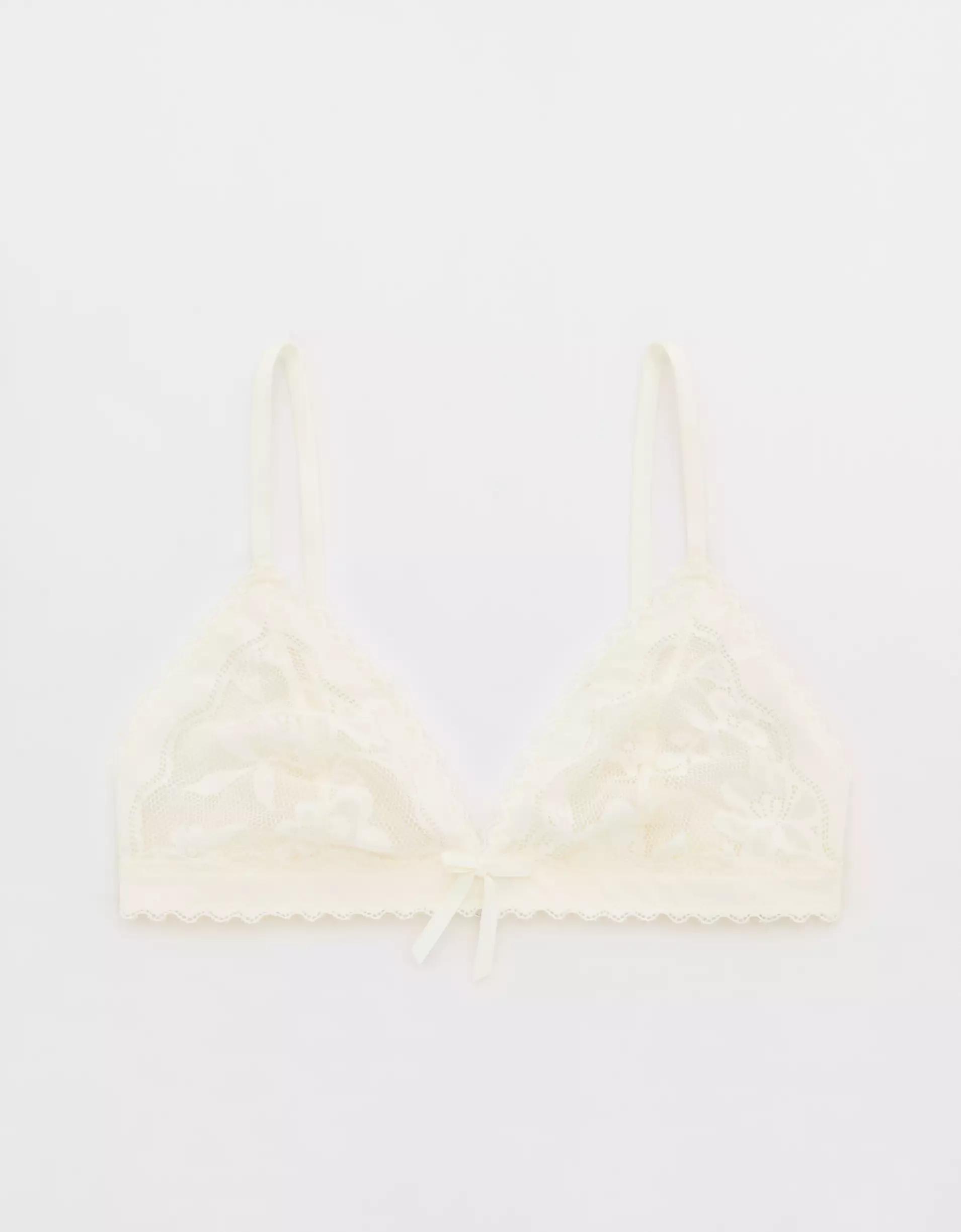 Show Off Feeling Femme Lace Triangle Bralette  Product Image