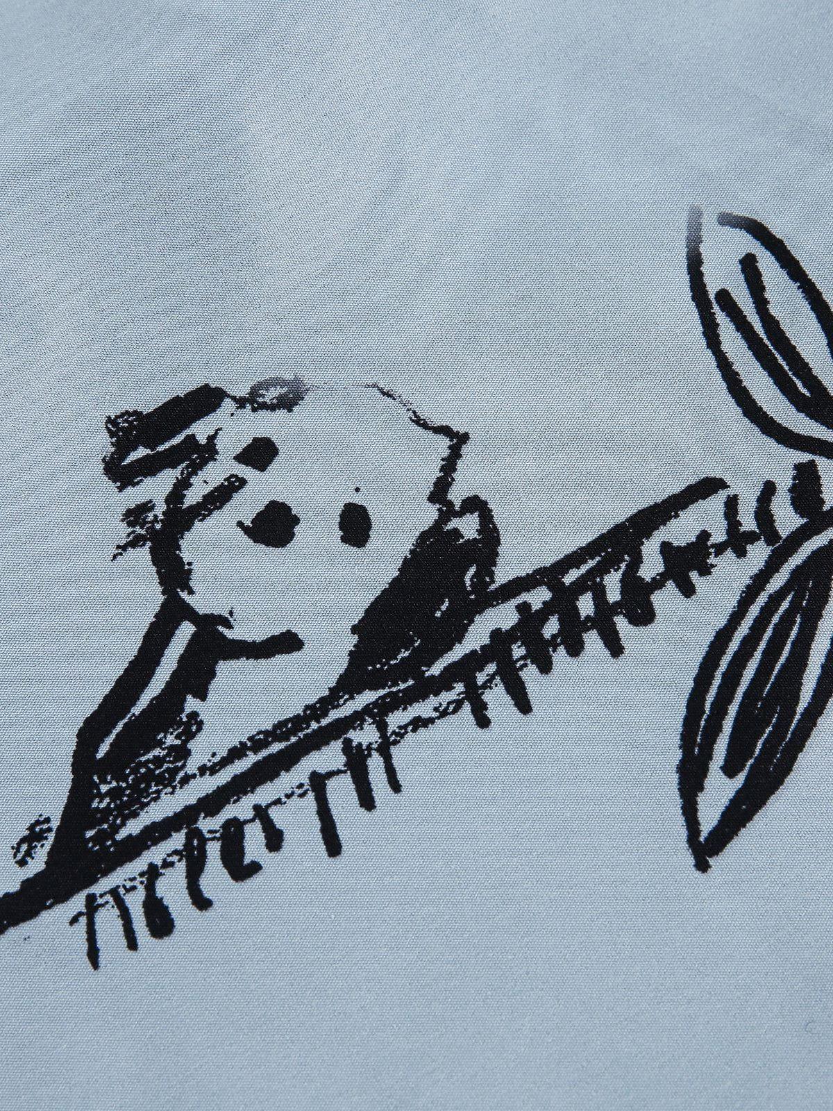 Aelfric Eden Cartoon Print Short Sleeve Shirt Product Image