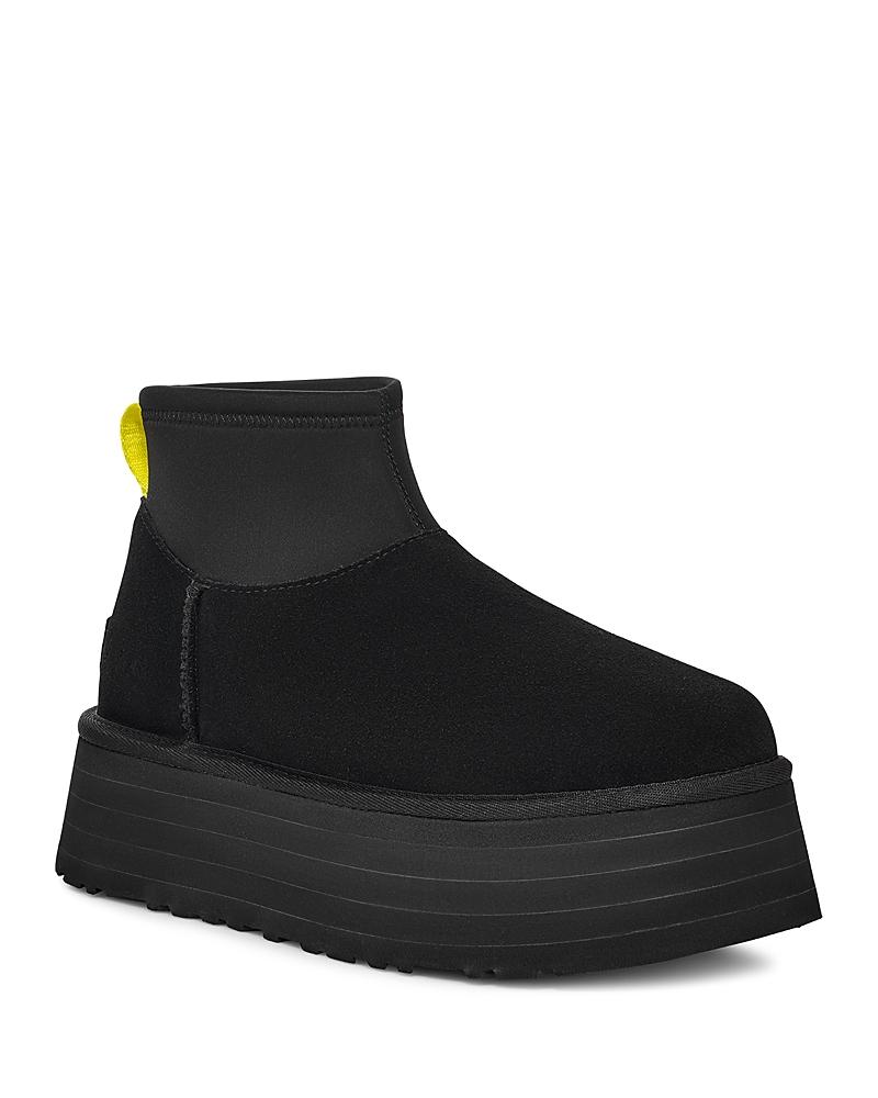 UGG Womens UGG Classic Mini Dipper - Womens Shoes Black/Black Product Image