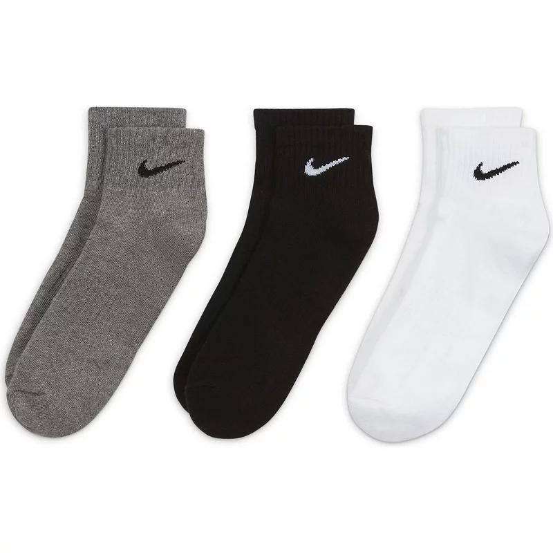 Men's Nike 3-pack Everyday Cushion Ankle Training Socks,  Product Image