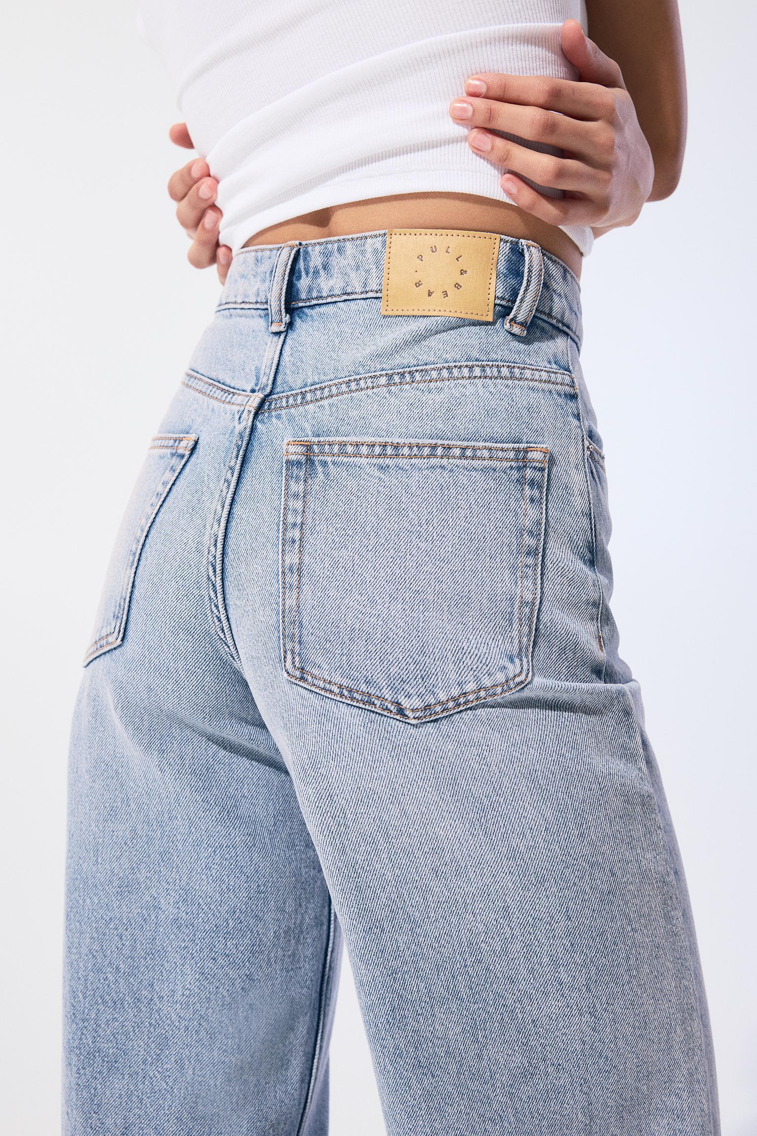 High-rise wide leg jeans Product Image