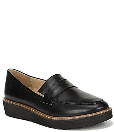 Naturalizer Adiline Leather Slip-On Lightweight Wedge Loafers Product Image