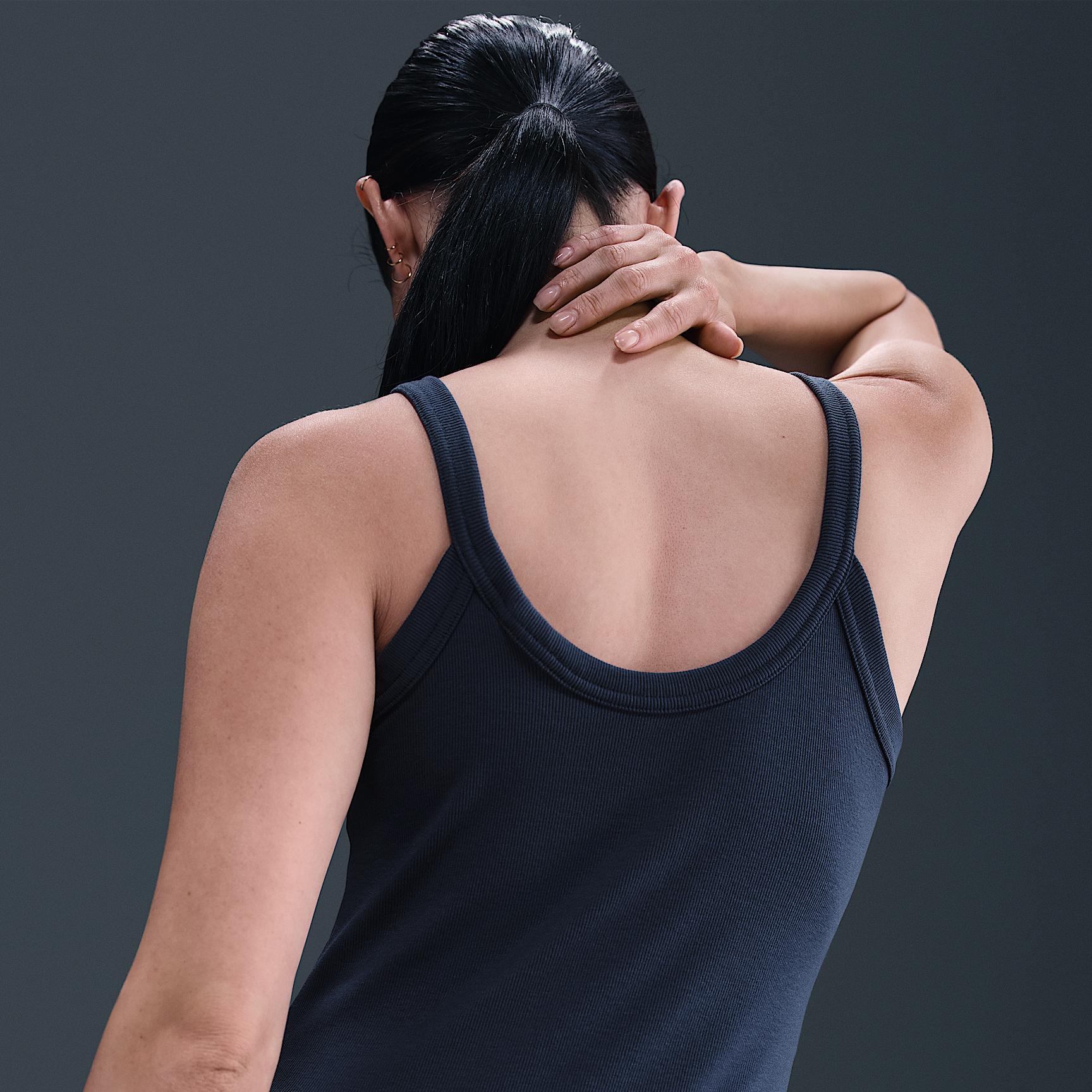 Womens Nike Sportswear Chill Knit Tight Mini-Rib Tank Top Dress | HJ0710-410 Product Image