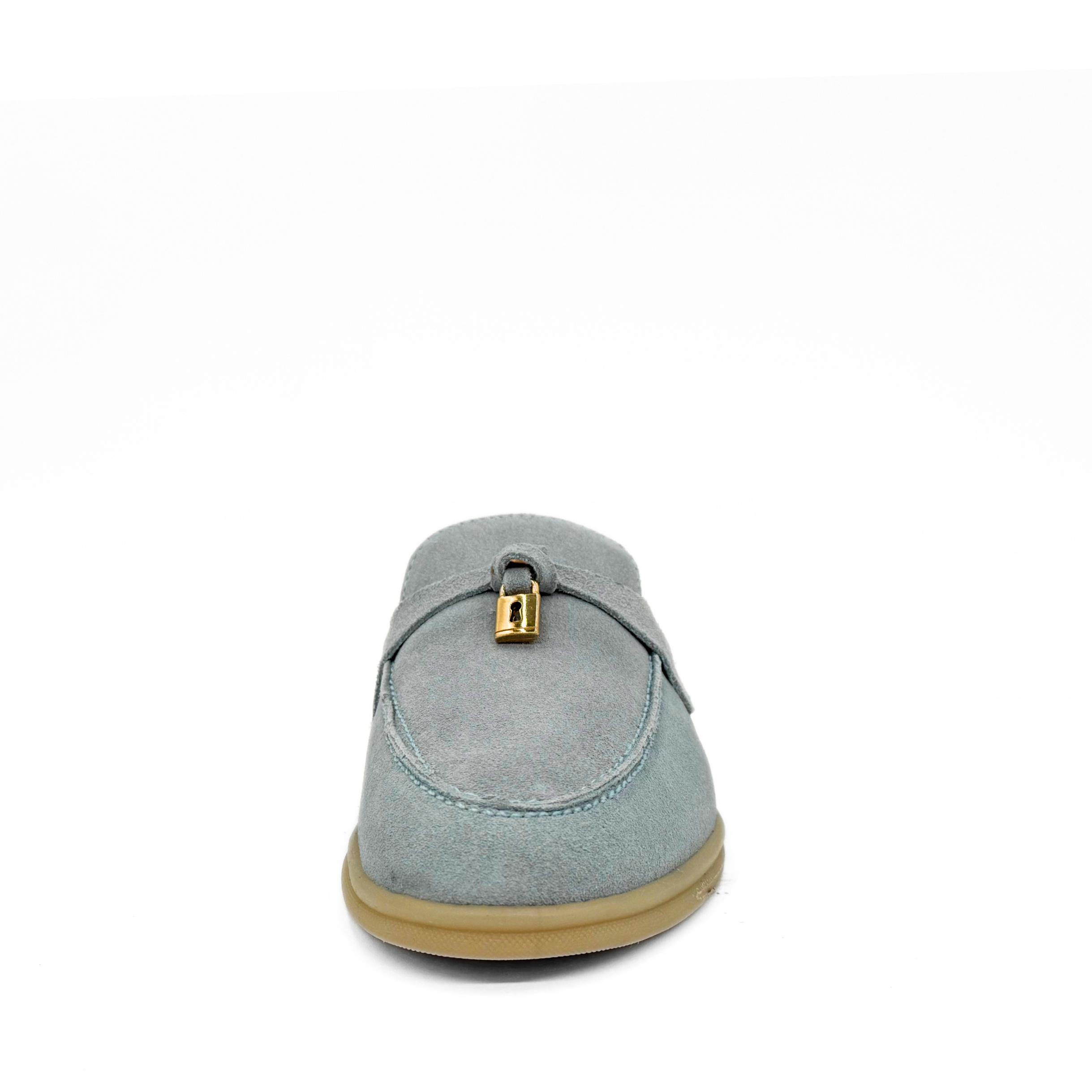 Lasso Suede Slip On Loafers Product Image