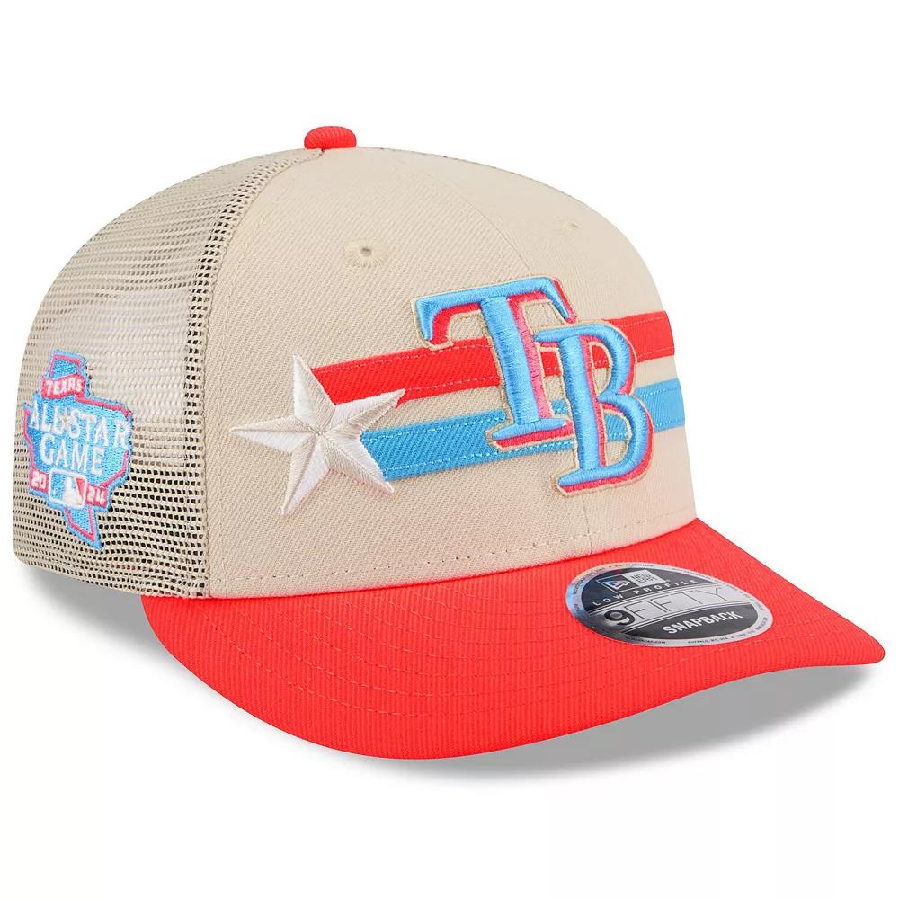 Men's New Era  Cream Tampa Bay Rays 2024 MLB All-Star Game  Meshback Low Profile 9FIFTY Snapback Hat, Team Product Image