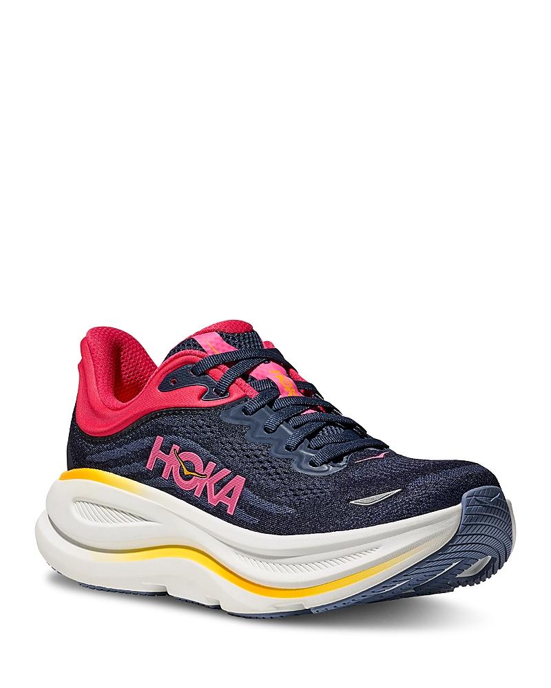 HOKA Womens HOKA Bondi 9 - Womens Shoes Birch/Vanilla Product Image