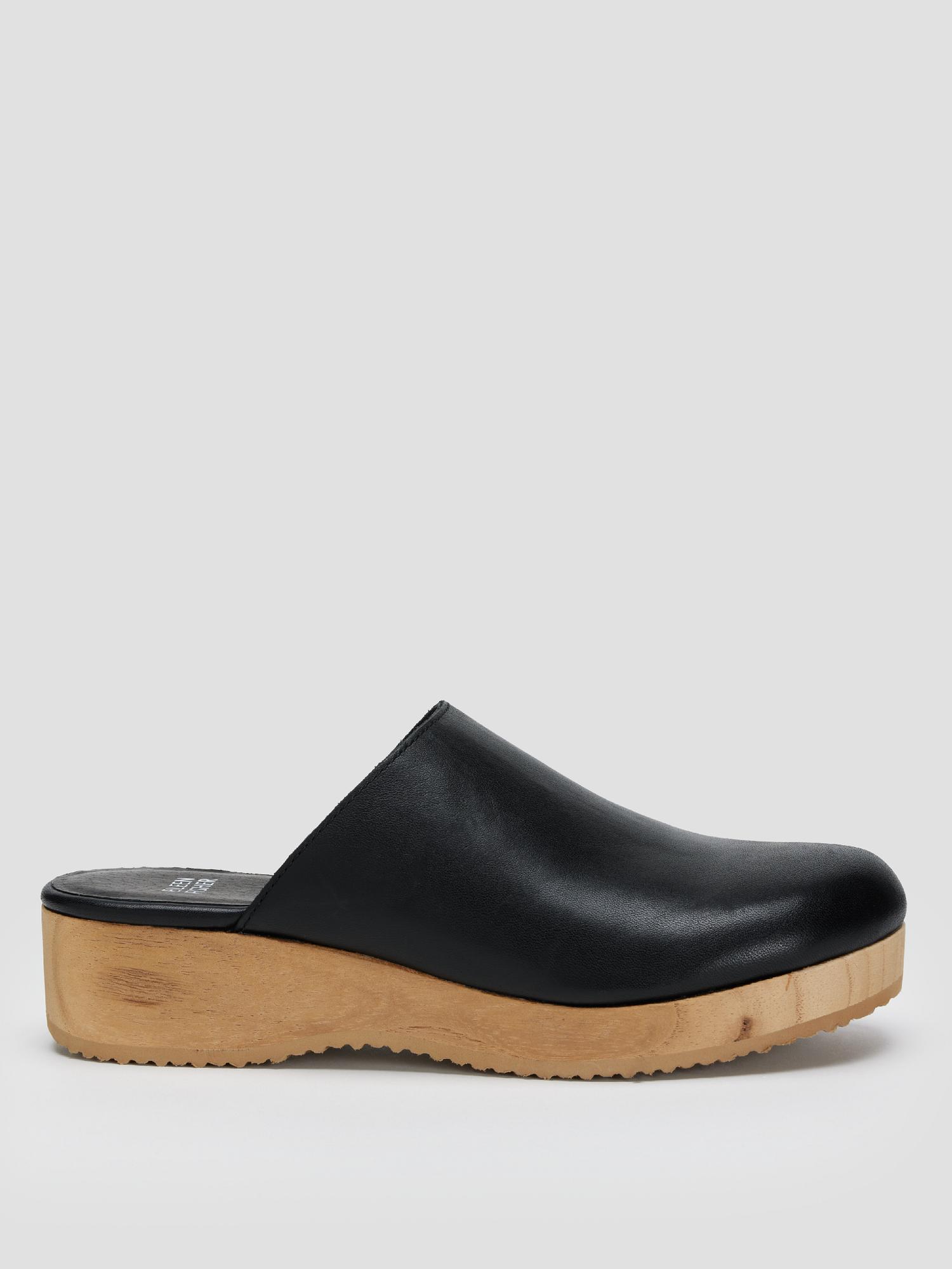 Smooth Leather Clog Product Image